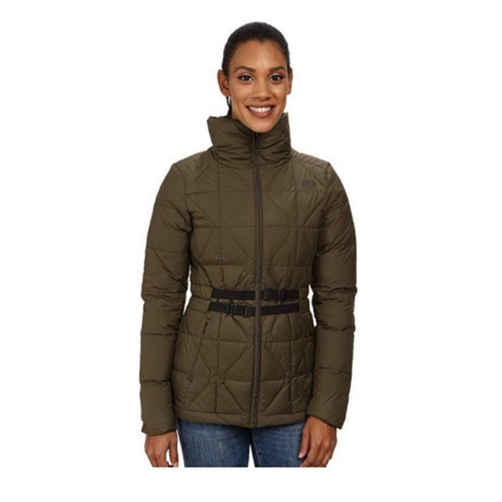 The North Face Women's Belted Mera Peak Jacket in Green Size Small